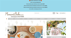 Desktop Screenshot of momentbebe.com